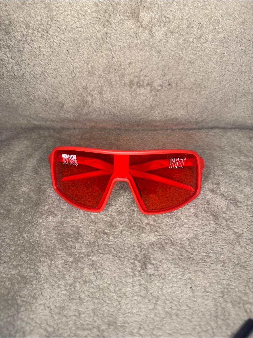 WWE Red 'YEET' Shield Sunglasses